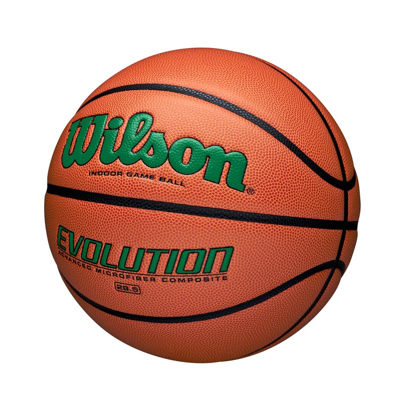 WILSON Evolution Indoor Game Basketball, Green, Size 6 - 28.5" - Image 2